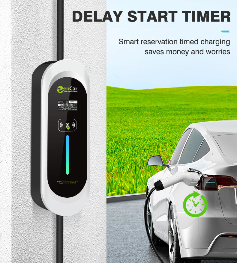 Zencar EV Charger Model E Gen4 Type2 32A เสียบชาร์จปลั๊กไฟบ้าน 220V