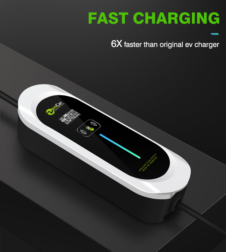 Zencar EV Charger Model E Gen4 Type2 32A เสียบชาร์จปลั๊กไฟบ้าน 220V